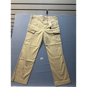 Levi's Taper Cargo Khaki Pant Men Sz 40x32 Brown Brand New
